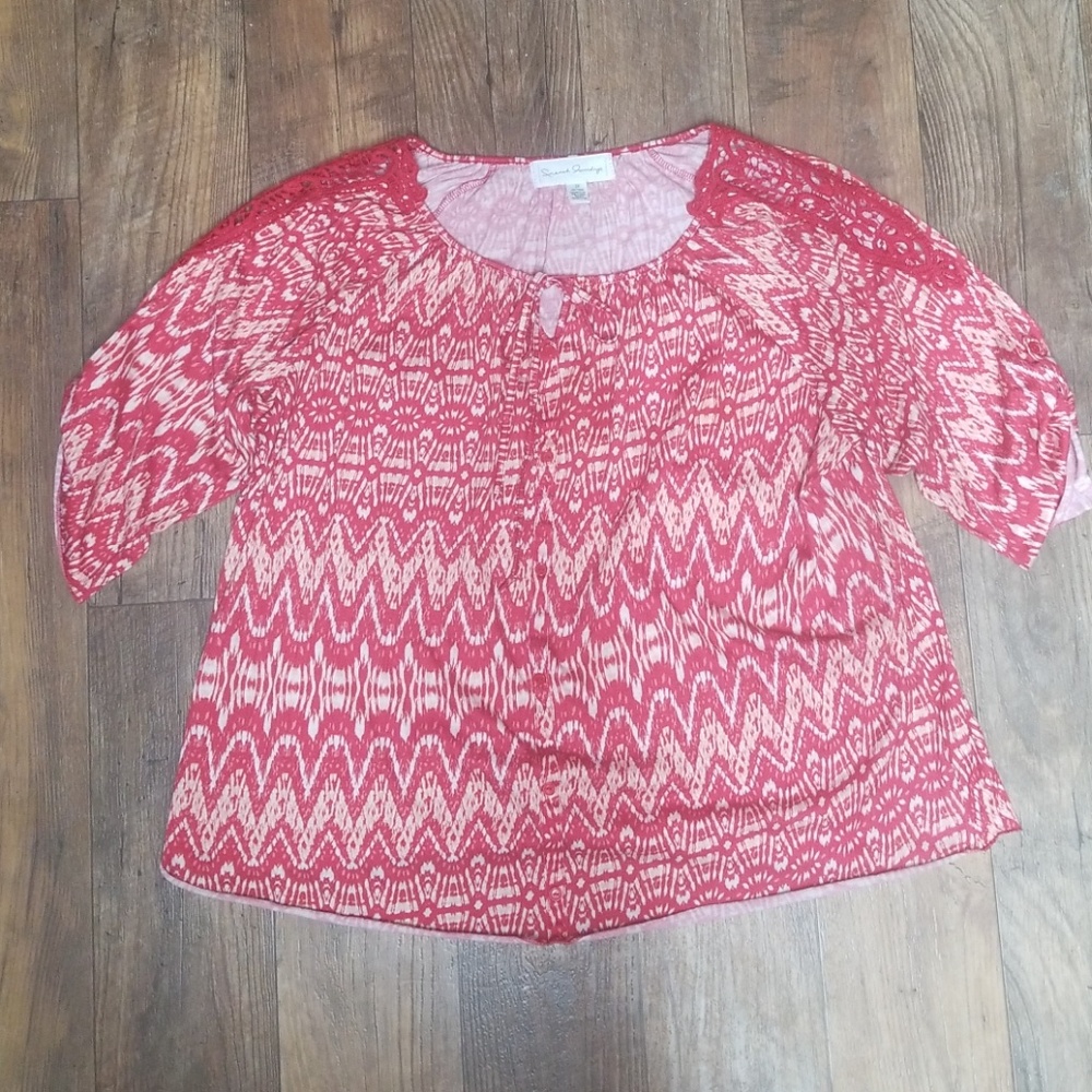 French Laundry 2X Womens Top